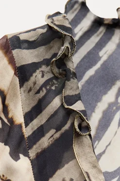 Outlet VESTIDO LARGO ESTAMPADO ZW COLLECTION Mujer Vestidos