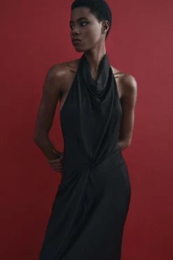 Sale VESTIDO LARGO HALTER ZW COLLECTION Mujer Vestidos