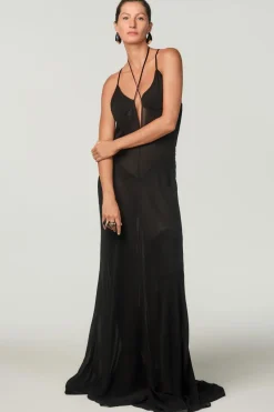 Best VESTIDO LARGO LENCERO X STEFANO PILATI Mujer Vestidos