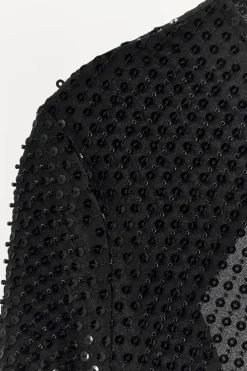 Fashion VESTIDO LARGO LENTEJUELAS Mujer Vestidos