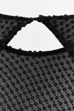 Fashion VESTIDO LARGO LENTEJUELAS Mujer Vestidos