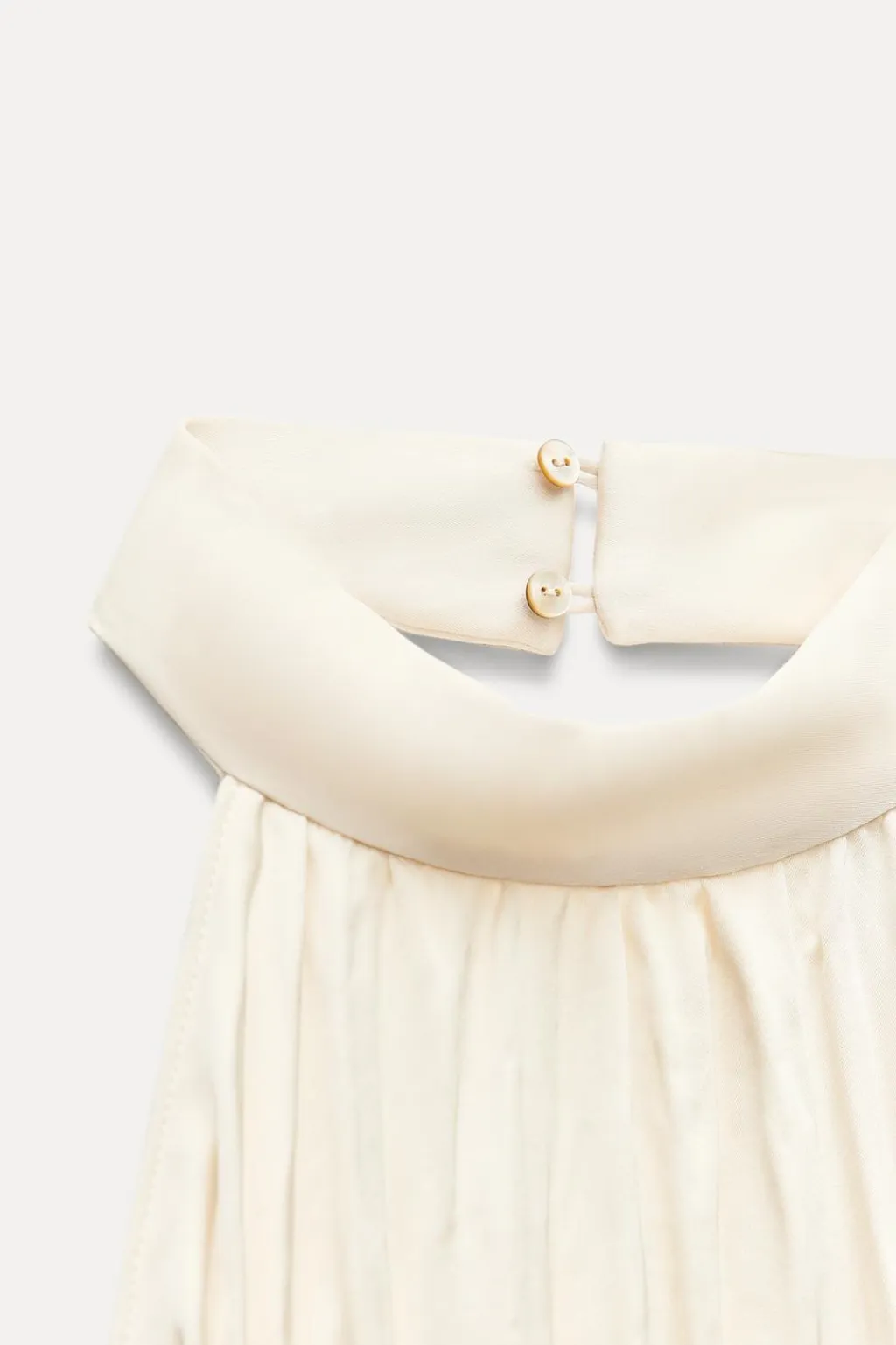 Online VESTIDO LARGO PLISADO Mujer Vestidos