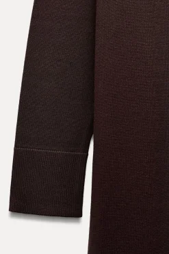 Best VESTIDO LARGO PUNTO LISO Mujer Vestidos|Cárdigan / Jerséis