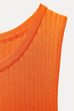 Best VESTIDO LARGO PUNTO RIB Mujer Vestidos|Cárdigan / Jerséis