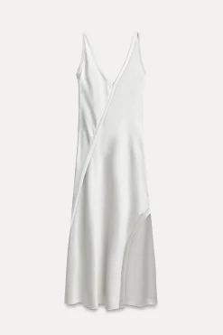 Hot VESTIDO LARGO SATINADO Mujer Vestidos