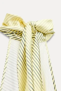 Discount VESTIDO LARGO SATINADO HALTER Mujer Vestidos