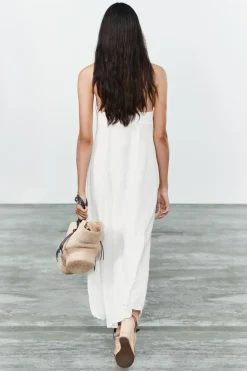 Hot VESTIDO LARGO TIRANTES ZW COLLECTION Mujer Vestidos