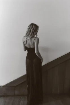 Discount VESTIDO LARGO TUL BODY Mujer Vestidos