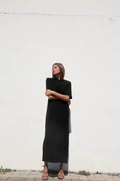 Fashion VESTIDO LAVADO INTERLOCK Mujer Vestidos