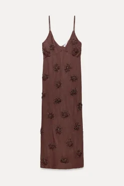 New VESTIDO LENCERO BORDADOS ABALORIOS Mujer Cárdigan / Jerséis|Punto