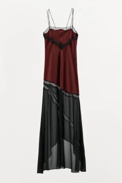 Sale VESTIDO LENCERO COMBINADO ENCAJE Mujer Vestidos|Lenceria