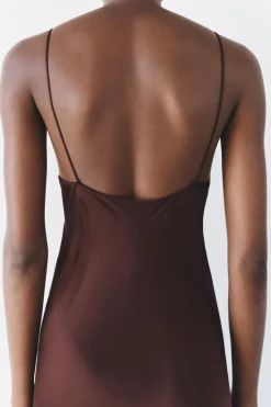 Sale VESTIDO LENCERO ENCAJE ZW COLLECTION Mujer Vestidos