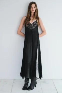 Online VESTIDO LENCERO ENCAJE ZW COLLECTION Mujer Vestidos