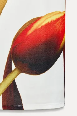 Discount VESTIDO LENCERO ESTAMPADO FLOR Mujer Vestidos