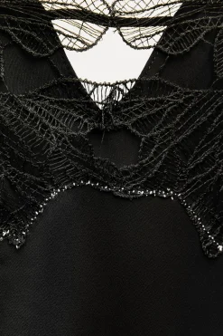 Sale VESTIDO LENCERO PUNTILLA ZW COLLECTION Mujer Vestidos