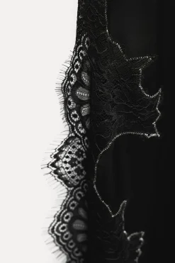 Sale VESTIDO LENCERO PUNTILLA ZW COLLECTION Mujer Vestidos