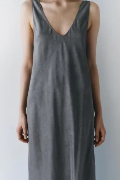 Sale VESTIDO LENCERO SEDA 100% ZW COLLECTION Mujer Vestidos