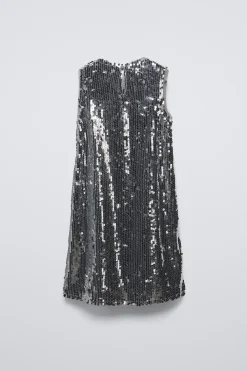 Niños ZARA 6 - 14 Años·Vestidos / Monos<VESTIDO LENTEJUELAS