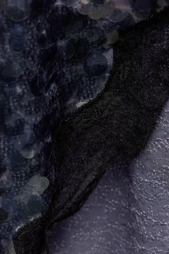 New VESTIDO LENTEJUELAS ENCAJE ZW COLLECTION Mujer Vestidos