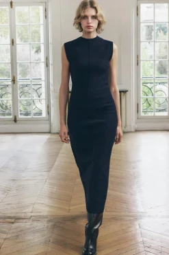 Fashion VESTIDO MANGA SISA 100% LANA Mujer Vestidos|Cárdigan / Jerséis