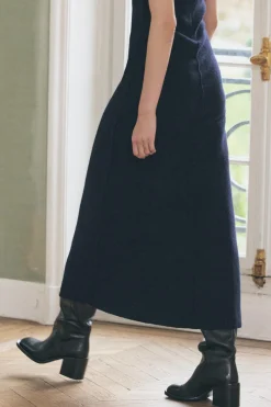 Fashion VESTIDO MANGA SISA 100% LANA Mujer Vestidos|Cárdigan / Jerséis