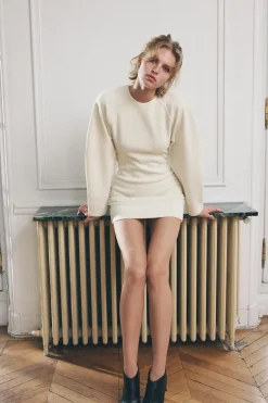 Sale VESTIDO MANGAS VOLUMEN Mujer Vestidos