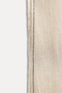 Sale VESTIDO MEZCLA LINO PUNTILLA ZW COLLECTION Mujer Vestidos