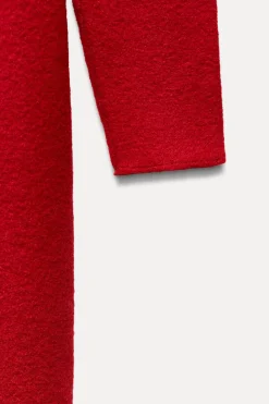 Fashion VESTIDO MIDI 100% LANA Mujer Vestidos|Cárdigan / Jerséis