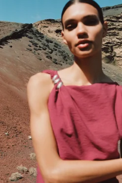 Fashion VESTIDO MIDI APLIQUE DORADO Mujer Vestidos