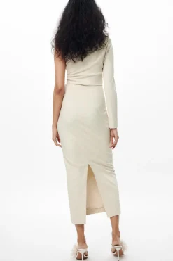 Clearance VESTIDO MIDI ASIMÉTRICO Mujer Vestidos