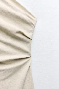 Clearance VESTIDO MIDI ASIMÉTRICO Mujer Vestidos