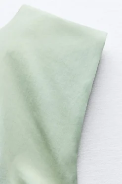 Clearance VESTIDO MIDI CINTURA DRAPEADA Mujer Vestidos