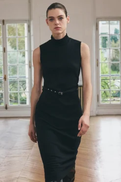 Online VESTIDO MIDI CINTURÓN Mujer Vestidos