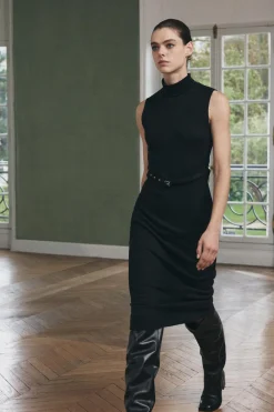 Online VESTIDO MIDI CINTURÓN Mujer Vestidos