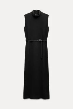 Online VESTIDO MIDI CINTURÓN Mujer Vestidos