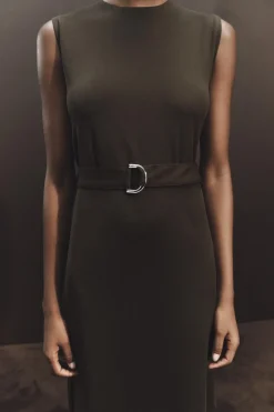 Sale VESTIDO MIDI CINTURÓN Mujer Vestidos