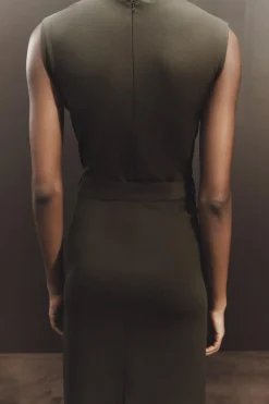 Sale VESTIDO MIDI CINTURÓN Mujer Vestidos