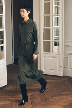 Discount VESTIDO MIDI CINTURÓN ZW COLLECTION Mujer Vestidos