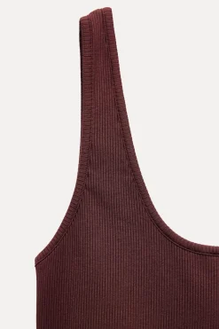 Online VESTIDO MIDI COMBINADO Mujer Vestidos