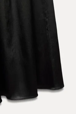 Outlet VESTIDO MIDI COMBINADO ZW COLLECTION Mujer Vestidos