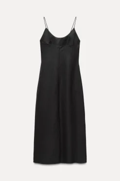 Sale VESTIDO MIDI CON LINO ZW COLLECTION Mujer Vestidos