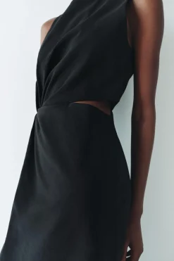 Fashion VESTIDO MIDI CUT OUT ZW COLLECTION Mujer Vestidos