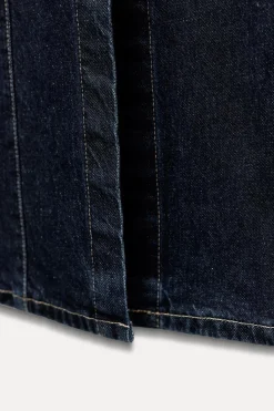 Clearance VESTIDO MIDI DENIM TRF Mujer Vestidos