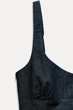 Discount VESTIDO MIDI DENIM Z1975 Mujer Vestidos