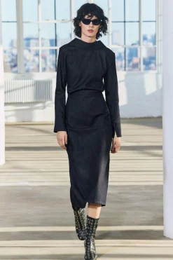 Sale VESTIDO MIDI DENIM ZW COLLECTION Mujer Vestidos