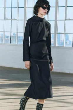 Sale VESTIDO MIDI DENIM ZW COLLECTION Mujer Vestidos