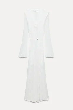 Clearance VESTIDO MIDI ENCAJE Mujer Vestidos