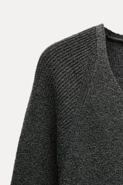 Best VESTIDO MIDI ESCOTE PICO Mujer Vestidos|Cárdigan / Jerséis