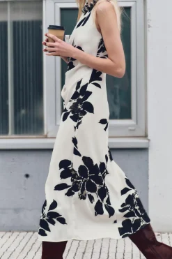 Sale VESTIDO MIDI ESTAMPADO Mujer Vestidos