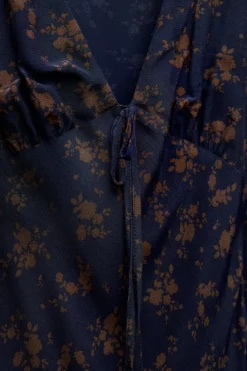 Clearance VESTIDO MIDI ESTAMPADO FLORES Mujer Vestidos